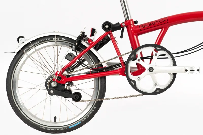 Brompton C-Line Explore Low Bar Folding Bike House Red-4